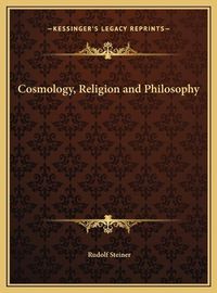 Cover image for Cosmology, Religion and Philosophy