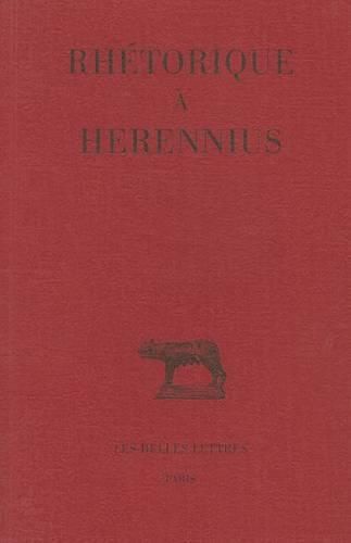 Cover image for Rhetorique A Herennius