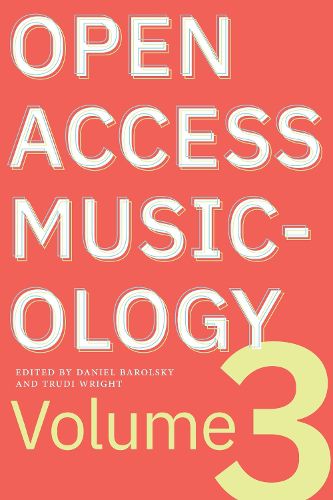 Cover image for Open Access Musicology
