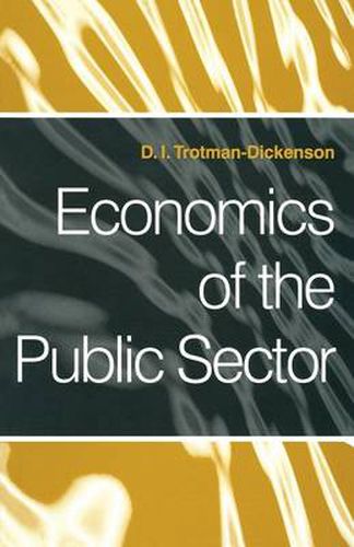 Cover image for Economics of the Public Sector