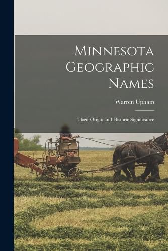 Minnesota Geographic Names