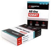 Cover image for All the GMAT: Content Review, Set of 3 Books, Includes 6 Online Practice Tests, Effective Strategies to Score Higher