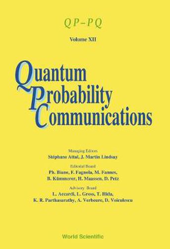 Cover image for Quantum Probability Communications: Qp-pq - Volume Xii