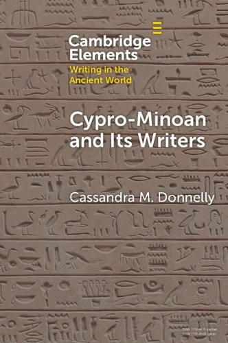 Cover image for Cypro-Minoan and Its Writers