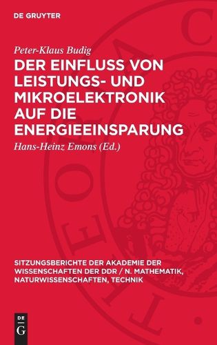 Cover image for Der Einfluss Von Leistungs- Und Mikroelektronik Auf Die Energieeinsparung