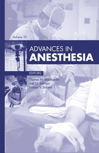 Cover image for Advances in Anesthesia, 2011