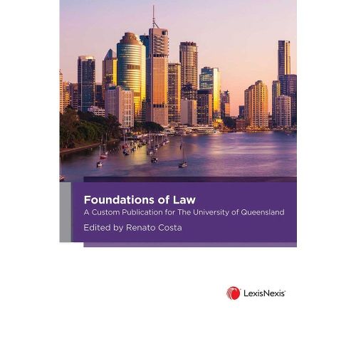 Cover image for Foundations of Law: A Custom Publication for The University of Queensland