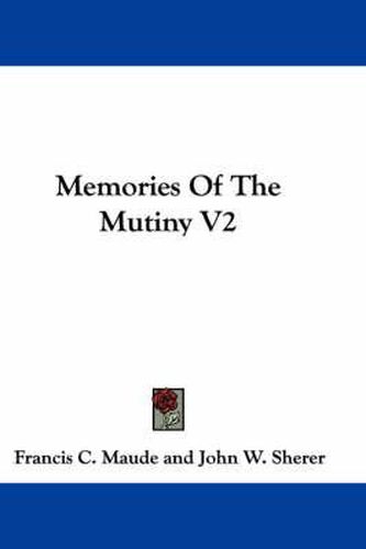 Cover image for Memories of the Mutiny V2