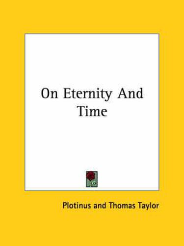 On Eternity and Time