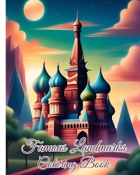 Cover image for Famous Landmarks Coloring Book