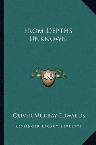 Cover image for From Depths Unknown