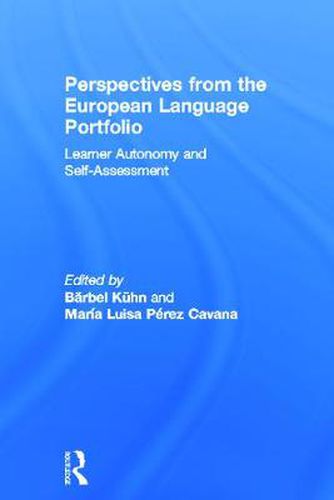 Cover image for Perspectives from the European Language Portfolio: Learner autonomy and self-assessment