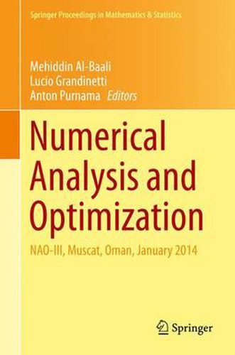 Cover image for Numerical Analysis and Optimization: NAO-III, Muscat, Oman, January 2014