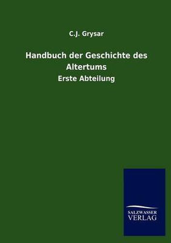 Cover image for Handbuch der Geschichte des Altertums