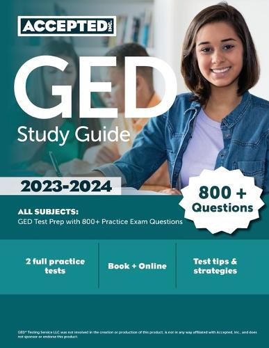 Cover image for GED Study Guide 2023-2024 All Subjects