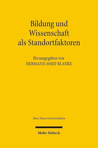 Cover image for Bildung und Wissenschaft als Standortfaktoren