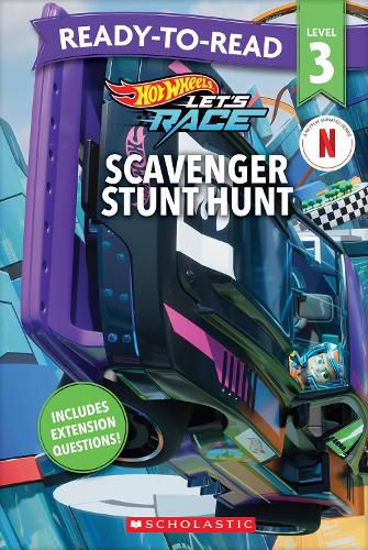Cover image for Hot Wheels: Scavenger Stunt Hunt - Ready-to-Read Level 3 (Mattel)