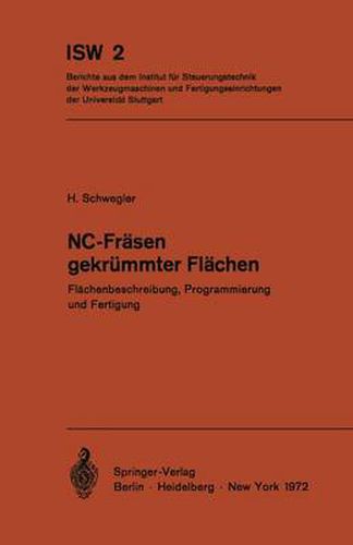 Cover image for NC-Frasen gekrummter Flachen: Flachenbeschreibung, Programmierung und Fertigung