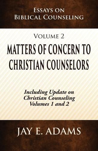 Cover image for Matters of Concern to Christian Counselors