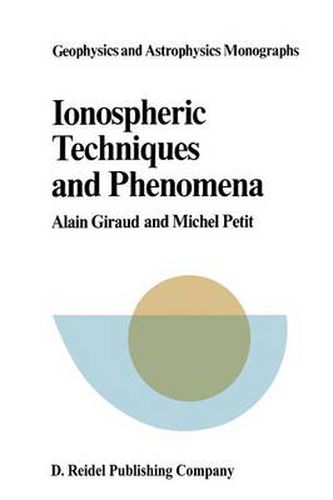 Ionospheric Techniques and Phenomena