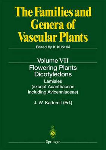 Cover image for Flowering Plants * Dicotyledons: Lamiales (except Acanthaceae including Avicenniaceae)