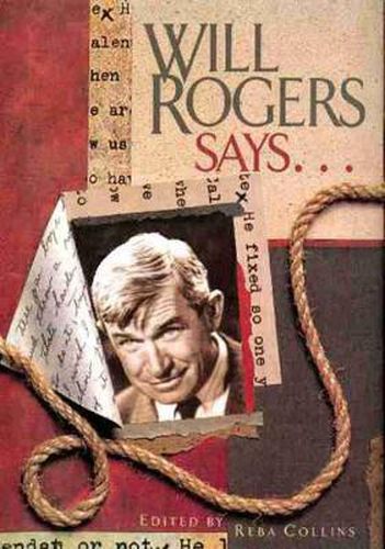 Cover image for Will Rogers Says . . .