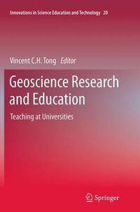 Cover image for Geoscience Research and Education: Teaching at Universities