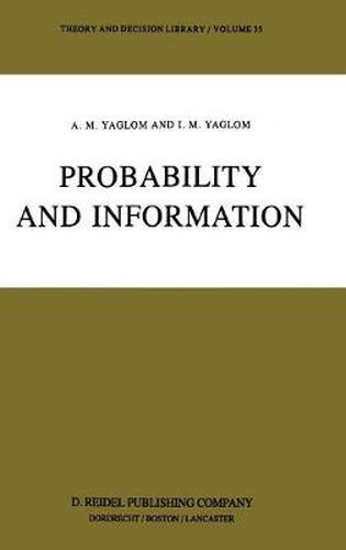 Cover image for Probability and Information