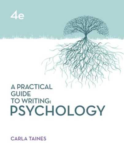 Cover image for A Practical Guide to Writing: Psychology, 4th Edition