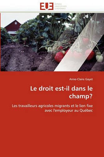 Cover image for Le Droit Est-Il Dans Le Champ?