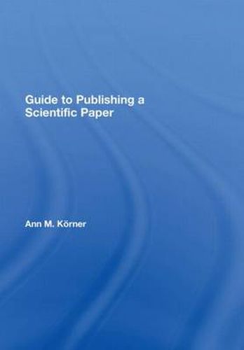 Cover image for Guide to Publishing a Scientific Paper