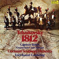 Cover image for Tchaikovsky: 1812 Overture, Op 49 & Capriccio Italien, Op. 4Erich Kunzel
