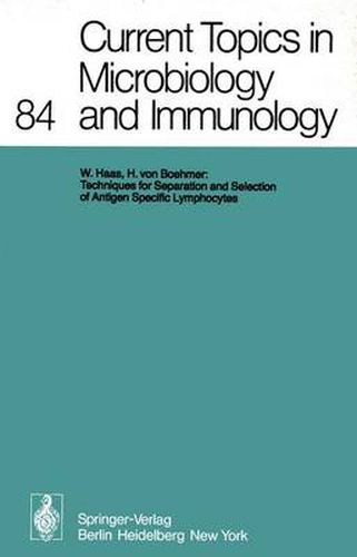 Cover image for Current Topics in Microbiology and Immunology: Volume 84