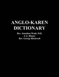 Cover image for Anglo-Karen Dictionary