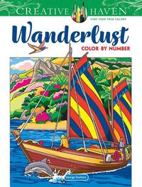 Cover image for Creative Haven Wanderlust Color by Number