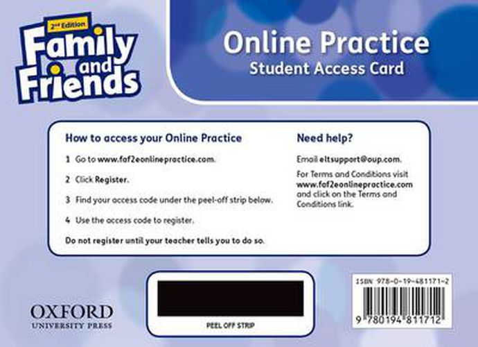 Cover image for Family and Friends: Level 6: Online Practice (Student) Access Card