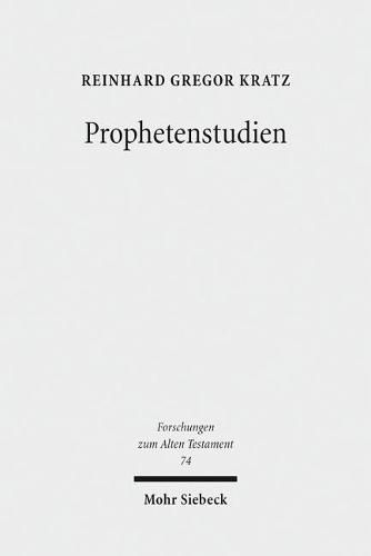 Cover image for Prophetenstudien: Kleine Schriften II