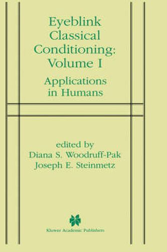 Cover image for Eyeblink Classical Conditioning Volume 1: Applications in Humans