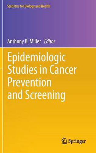 Cover image for Epidemiologic Studies  in Cancer Prevention and Screening