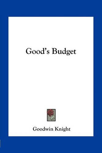 Cover image for Good's Budget