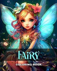 Cover image for Fairy Coloring Book