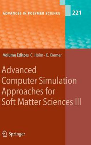 Cover image for Advanced Computer Simulation Approaches for Soft Matter Sciences III