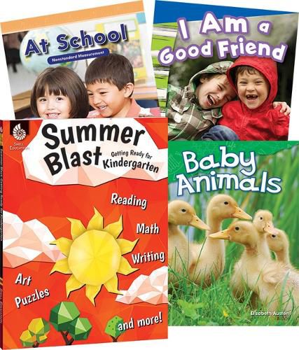 Cover image for Learn-At-Home Kindergarten 4-Book Set