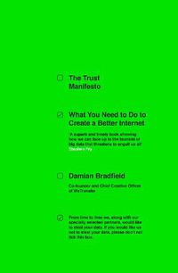 Cover image for The Trust Manifesto: What you Need to do to Create a Better Internet