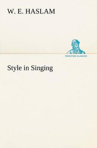 Cover image for Style in Singing