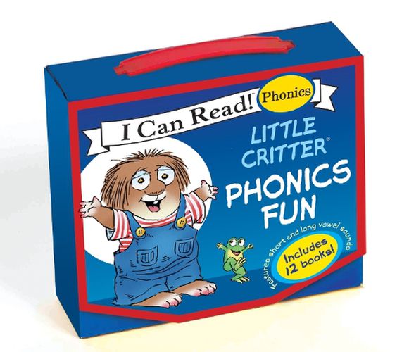 Cover image for Little Critter 12-Book Phonics Fun!: Includes 12 Mini-Books Featuring Short and Long Vowel Sounds