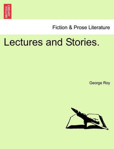 Cover image for Lectures and Stories.