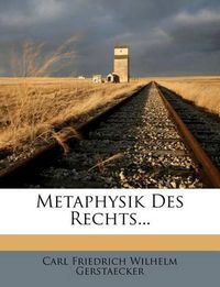 Cover image for Metaphysik Des Rechts...