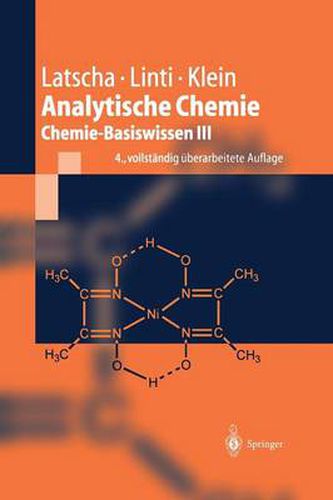 Analytische Chemie: Chemie-Basiswissen III