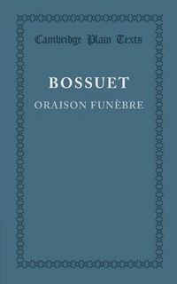 Cover image for Oraison Funebre